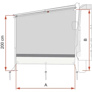 Fiamma Sun View Side Caravanstore/F35