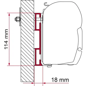 Fiamma Adapter D
