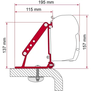 Fiamma Kit Roof Adapter