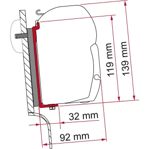 Fiamma Kit High Roof Adapter Westfalia