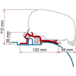 Fiamma Kit Ducato/Jumper/Boxer H2 <06