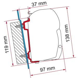 Fiamma Kit Ford Transit H2/H3