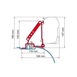 Fiamma Kit Ducato/Jumper/Boxer Highroof>06