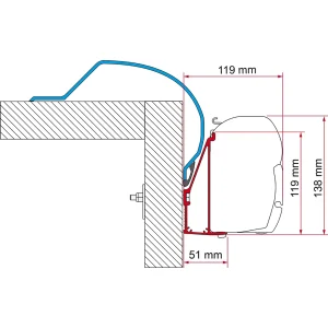 Fiamma Adapter Arca 400