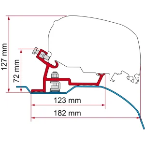 Fiamma Kit Ducato (H2/L4) >06 (F80/F65)