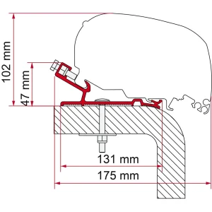 Fiamma Adapter Hymer 320