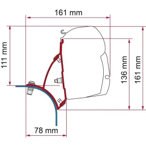 Fiamma Kit VW T5/T6 Lift Roof DB-RHD (F43)