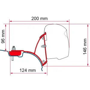 Fiamma Kit VW T5/T6 T/M - RHD - DB (F43)