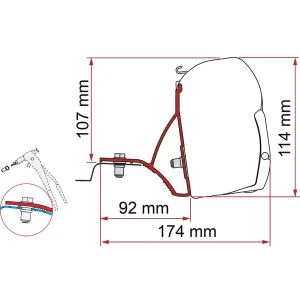 Fiamma Kit Trafic/Vivaro/NV300/Talento >14