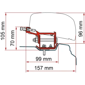 Fiamma Kit Renault Trafic L2 DB LHD/RHD