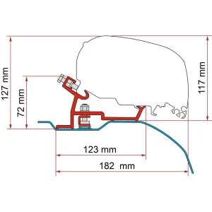 Fiamma Kit Ducato>06 (F80/F65) - LHD + RHD