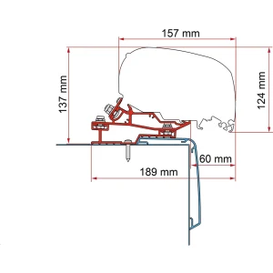 Fiamma Adapter Rapido C55I C86I 500