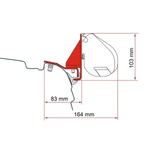 Fiamma Kit VW T5/T6 Multirail Reimo - F35
